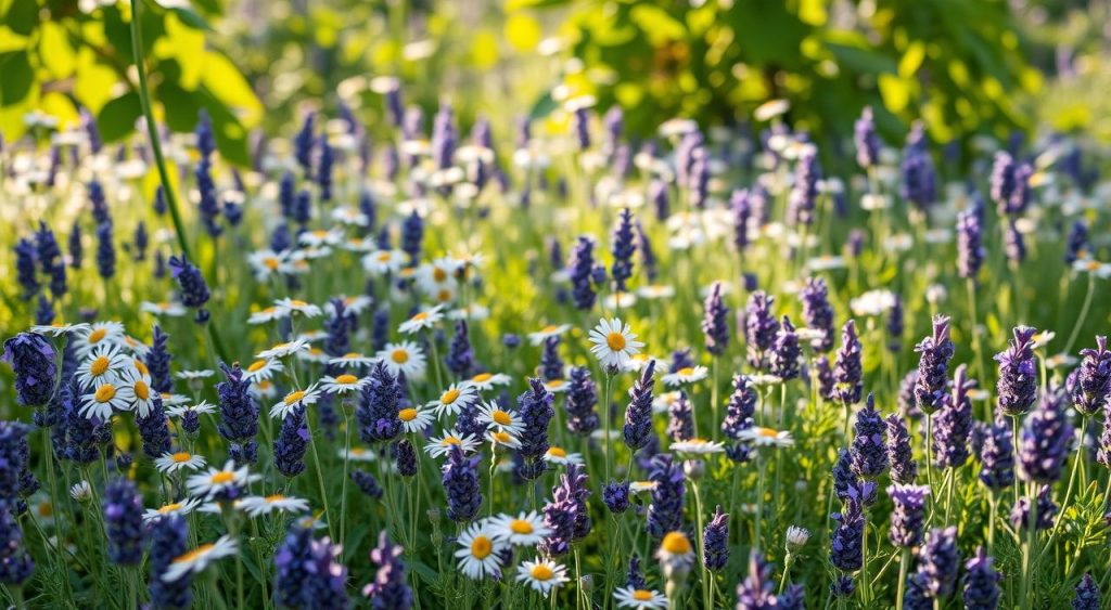 chamomile and lavender