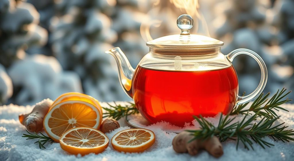 liver detox tea, winter recipe, herbal tea
