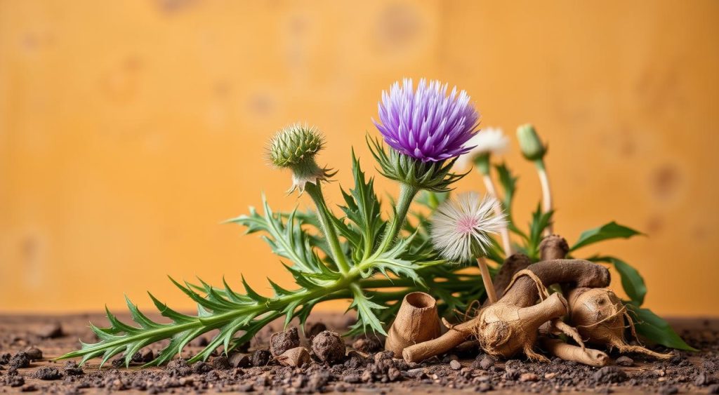 milk thistle and dandelion root