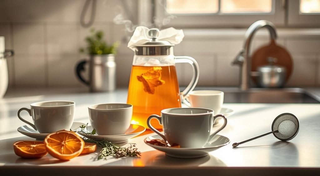 brewing detox tea
