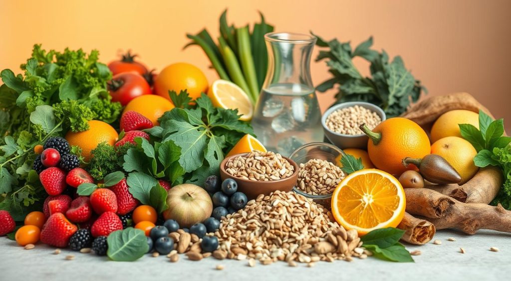 hydration and nutrient-dense foods