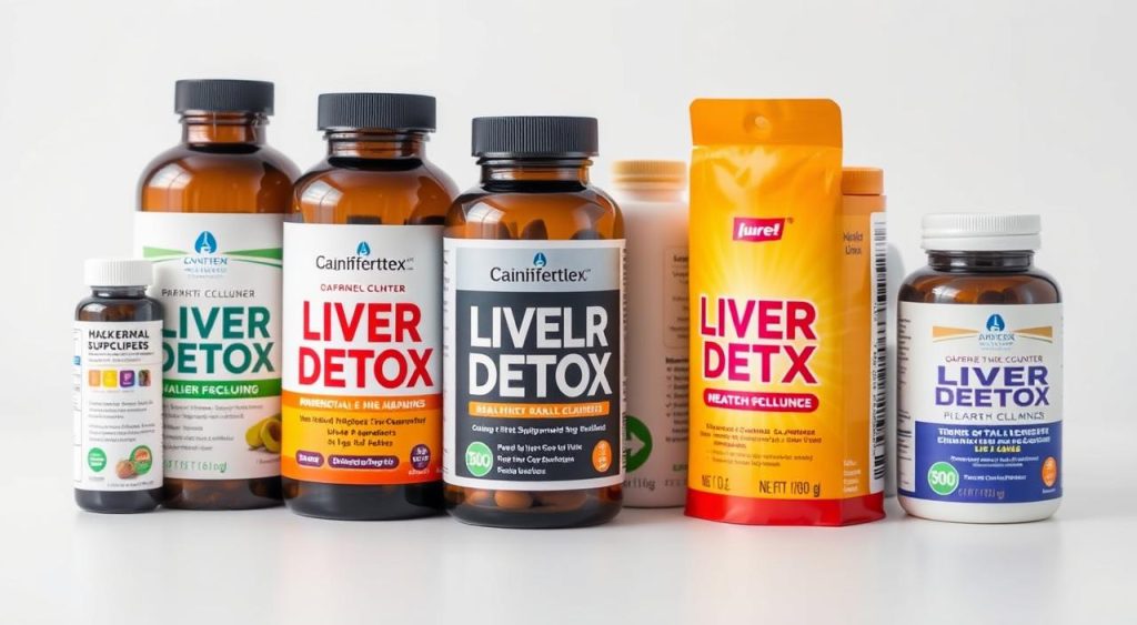 liver detox product labels