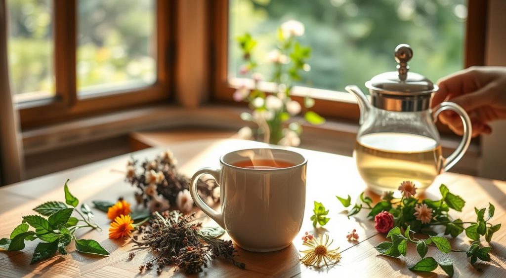 herbal tea routine