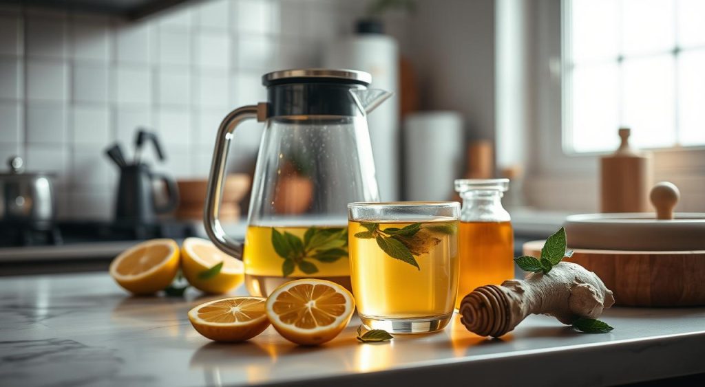 detox tea preparation