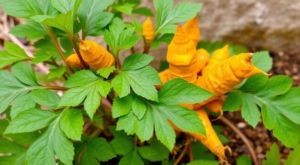 Turmeric plant