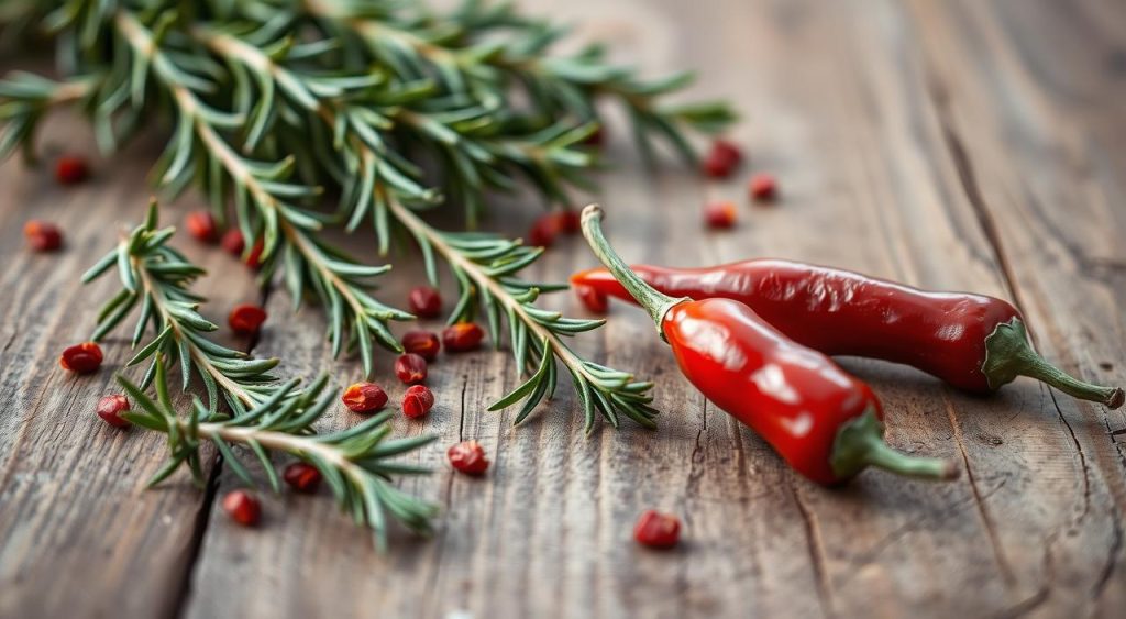 Rosemary and Cayenne Herbs