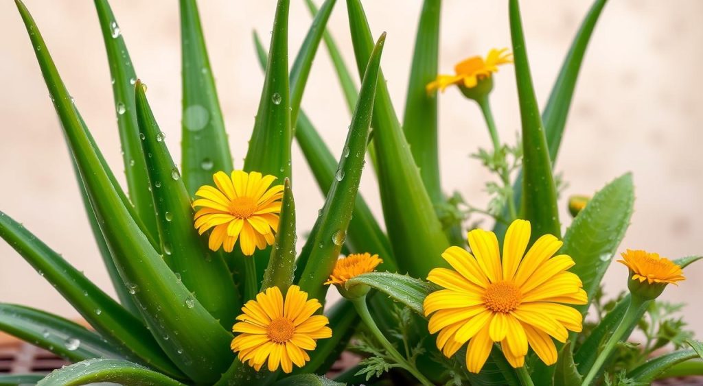 aloe vera and calendula