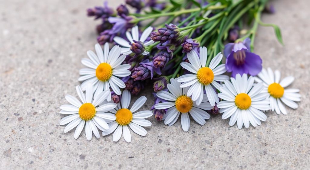 Chamomile and lavender for sensitive skin