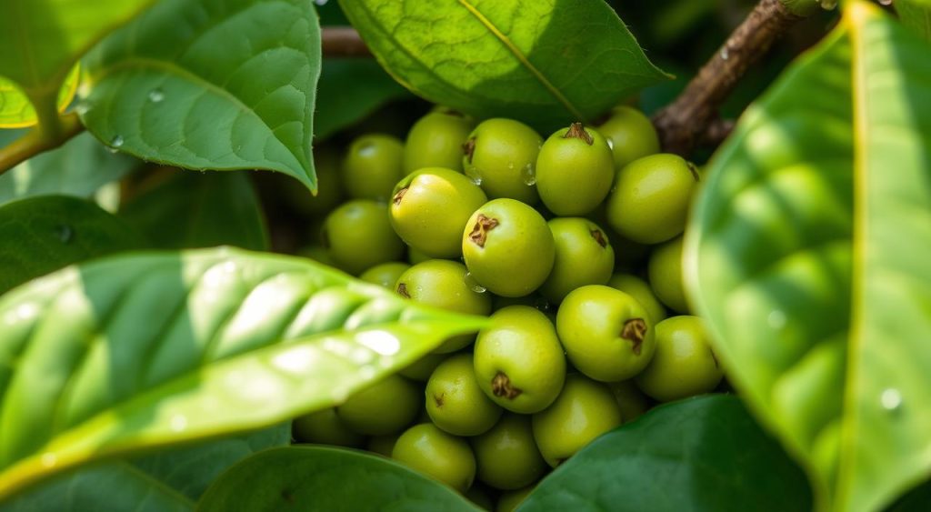 green coffee beans