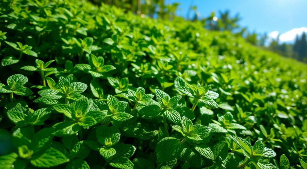 Peppermint anti-bloating herbs