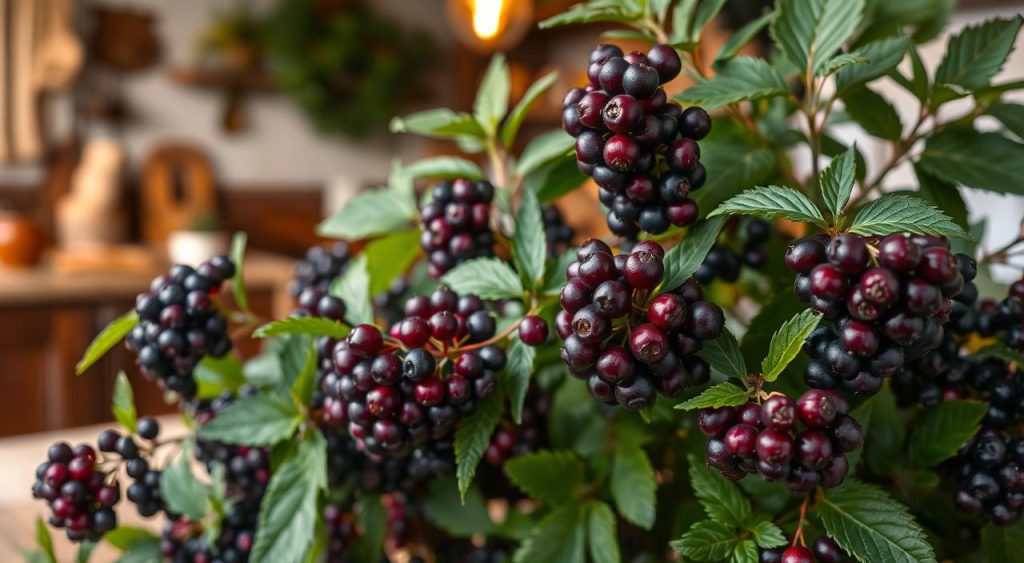 Elderberry immune-boosting herbs