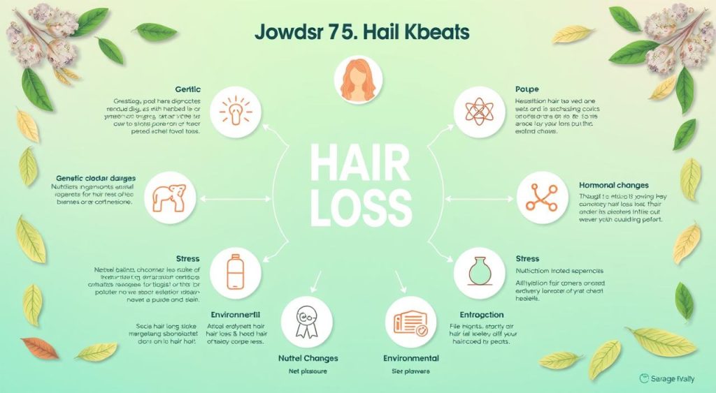 Hair Loss Causes Infographic