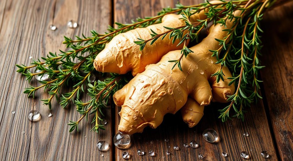 Blood Pressure Control Herbs Ginger and Thyme