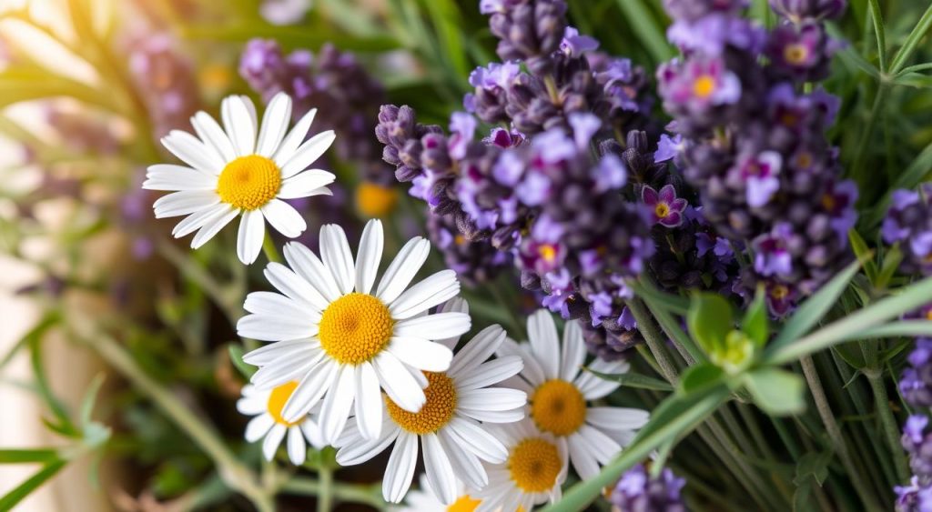 Chamomile and Lavender Calming Herbs