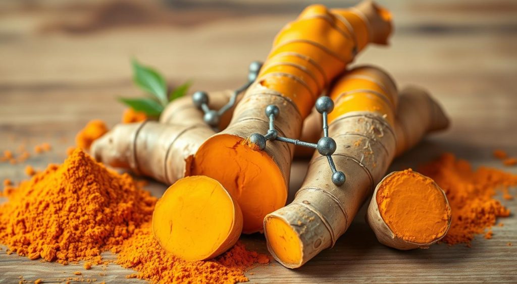 Turmeric root and curcumin compound