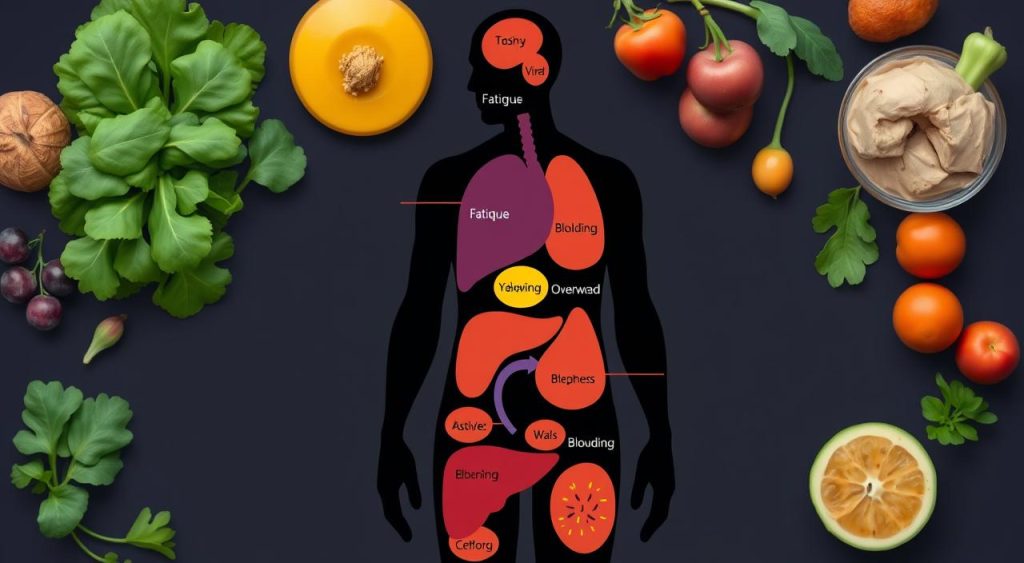 Liver Health Symptoms Illustration