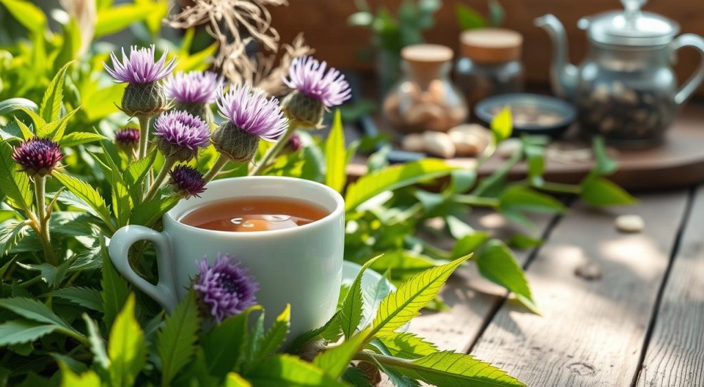 Milk Thistle Tea for Liver Health