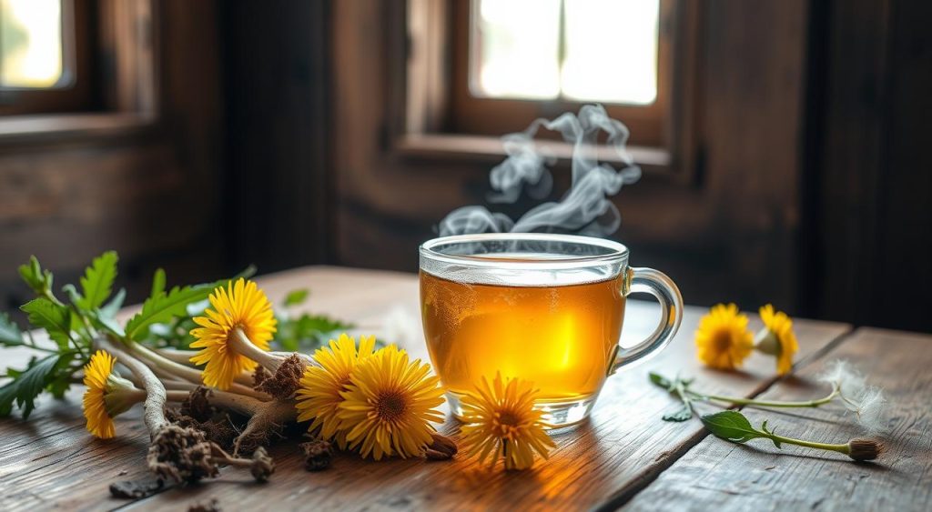 Dandelion Root Tea for Liver Detox