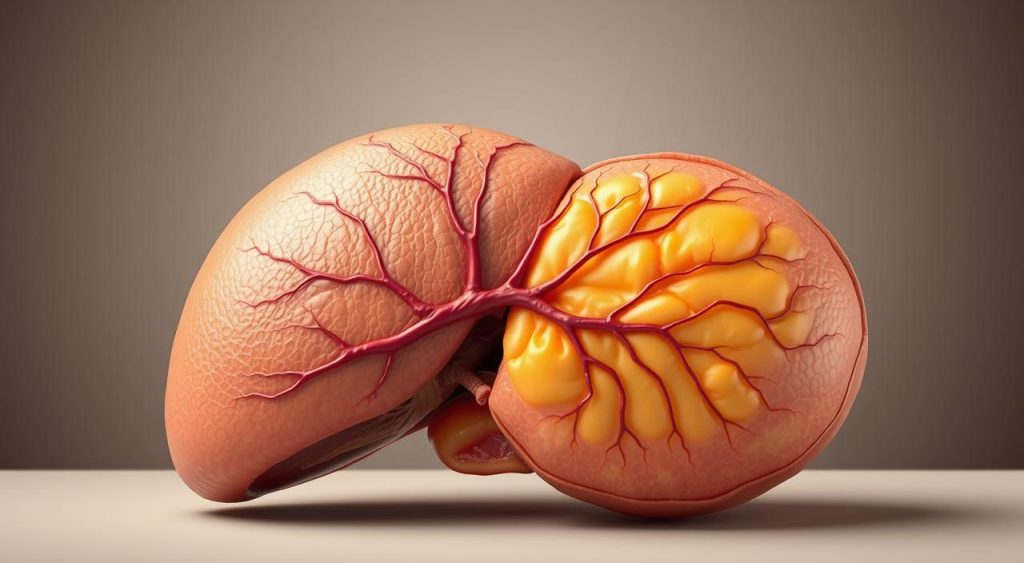 Alcoholic Fatty Liver Disease Illustration